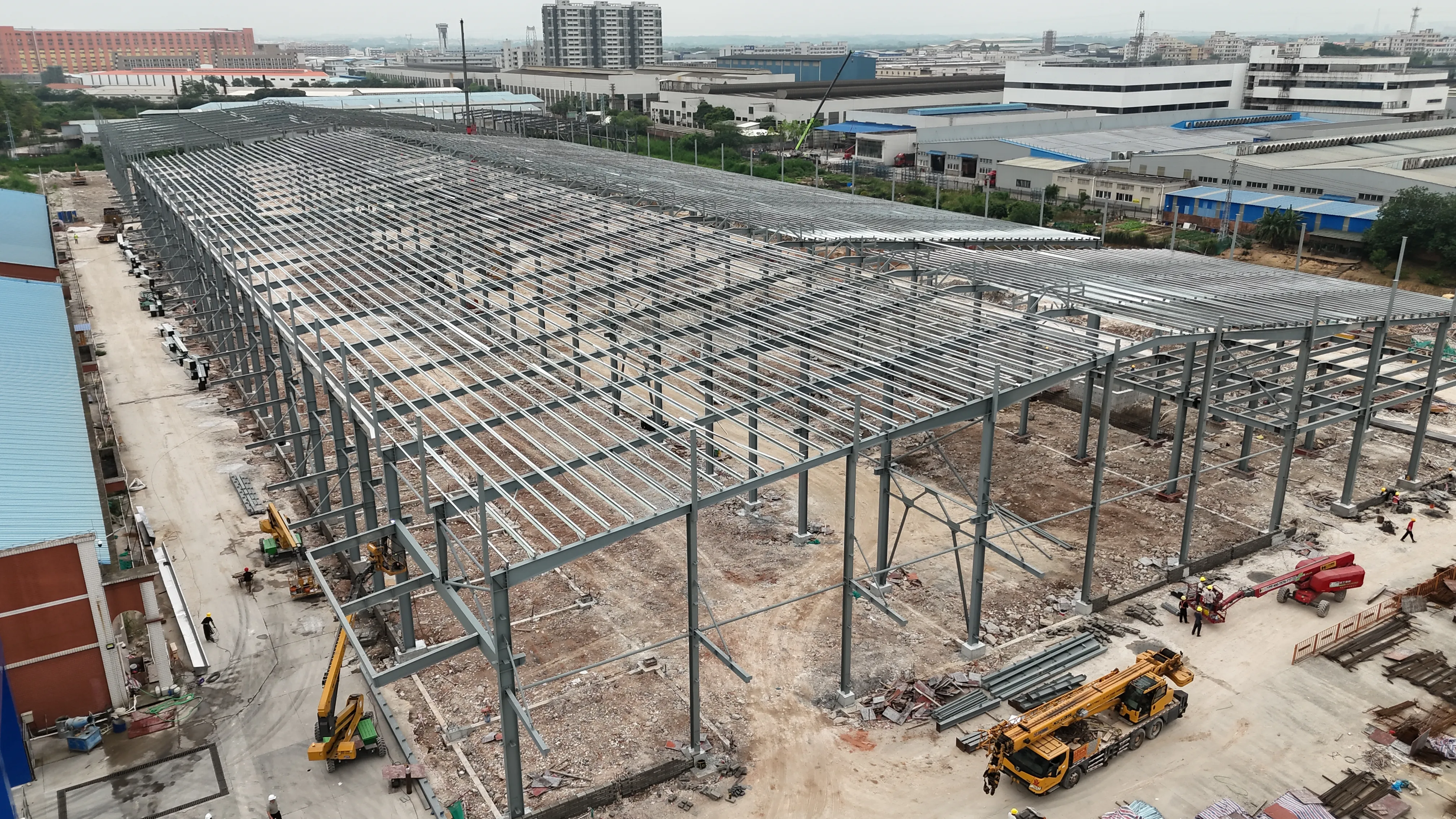 Athens logistics steel structure warehouse project