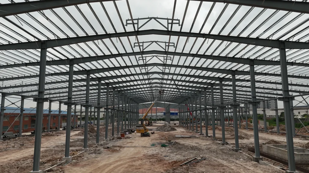 athens-logistics-steel-structure-warehouse-interior-front-truss
