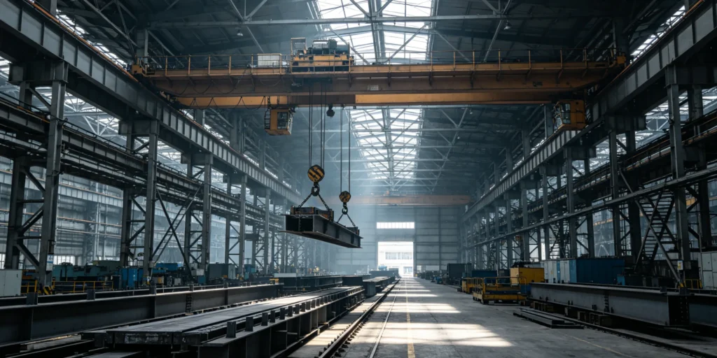 bingfa-steel-double-girder-overhead-crane-heavy-industrial-factory-scaled
