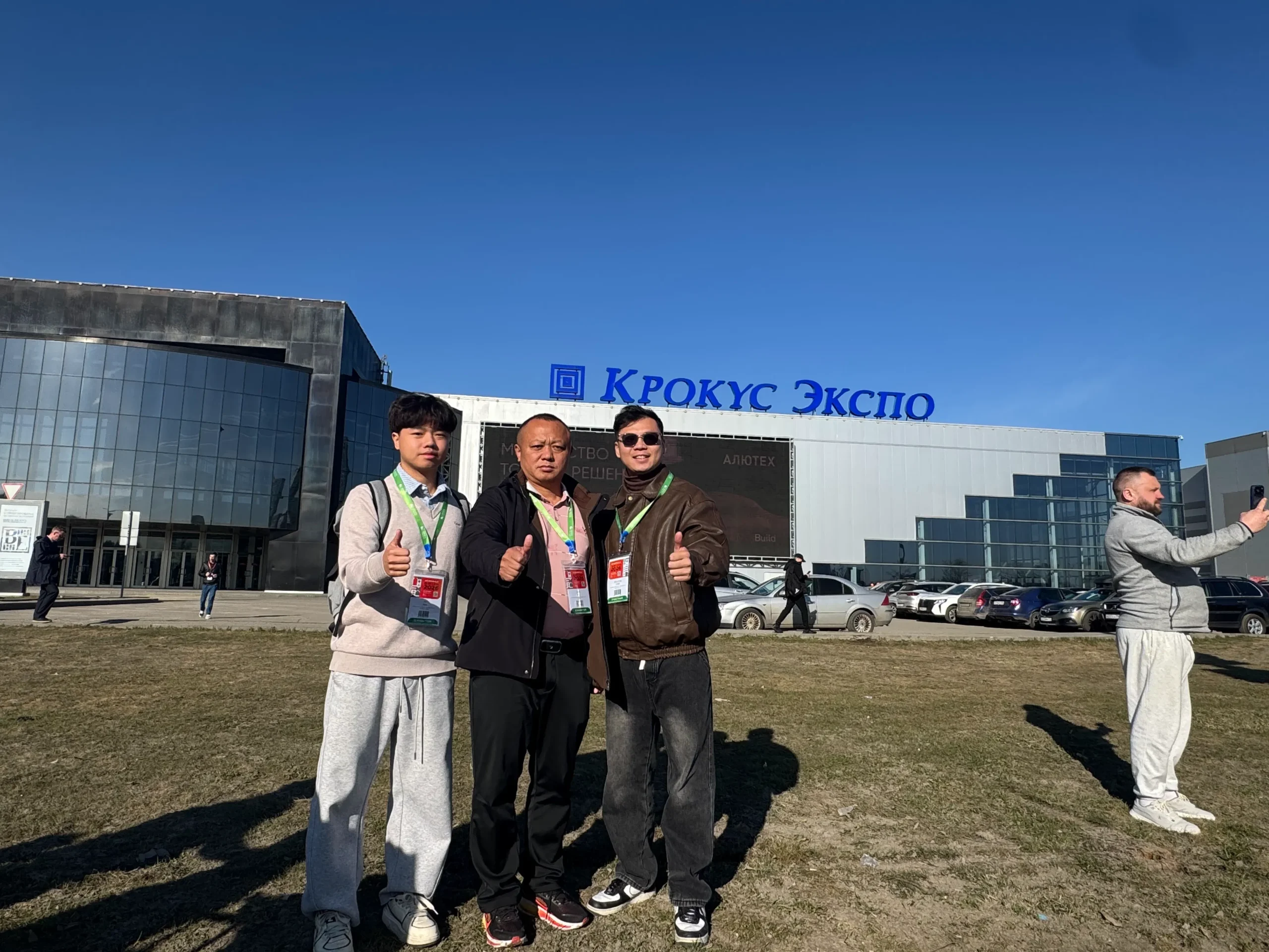 Bingfa team at MosBuild in Moscow