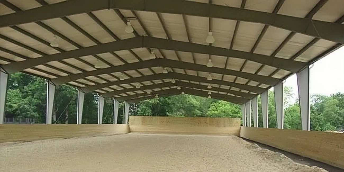 covered-prefab-horse-riding-arena-semi-enclosed