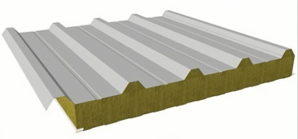 prefabricated-rock-wool-roof-sandwich-panel-detail