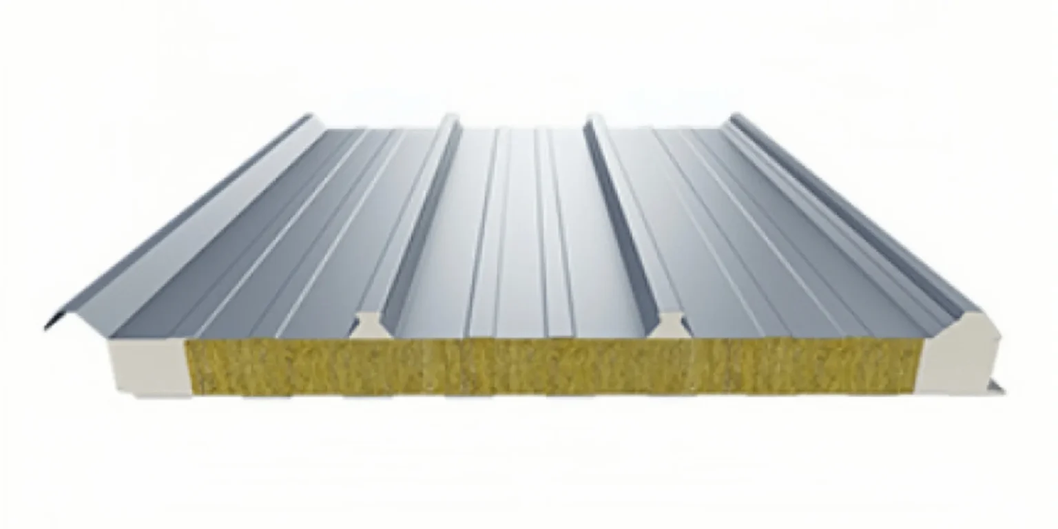PU Edge Sealed Rock Wool Roof Panel