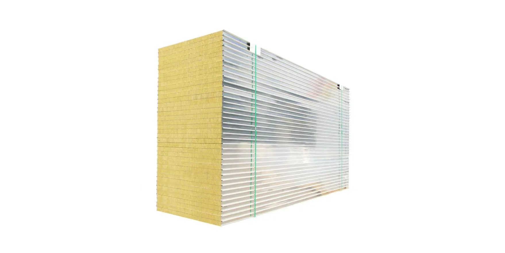 rock-wool-sandwich-panel-stack