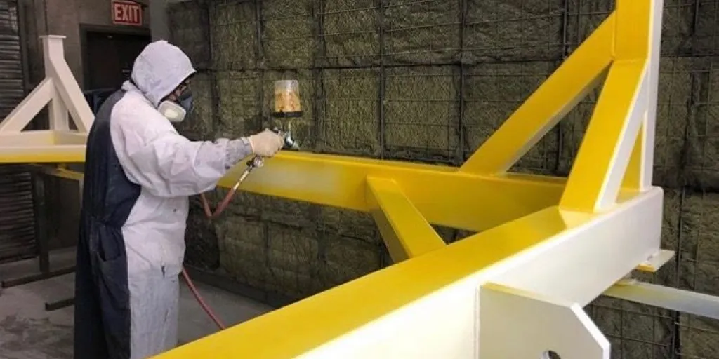 steel-siding-spray-painting-in-booth