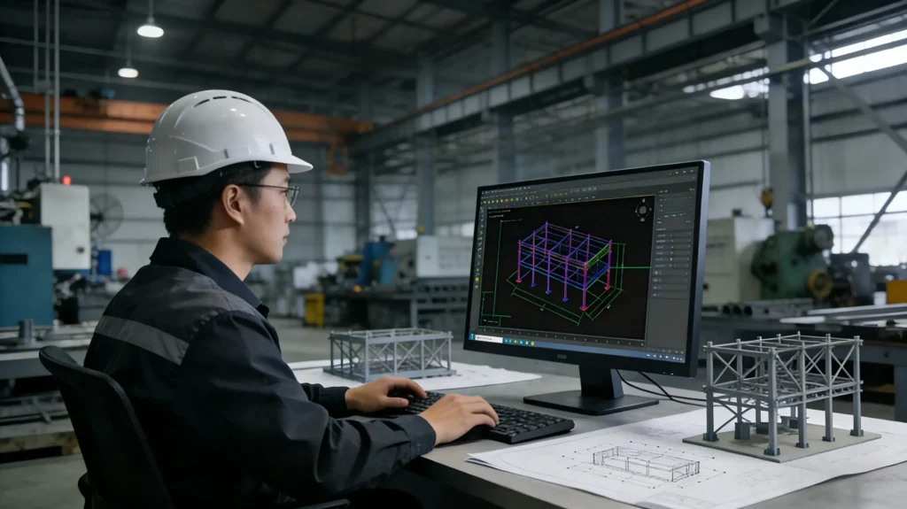steel-structure-cad-3d-design