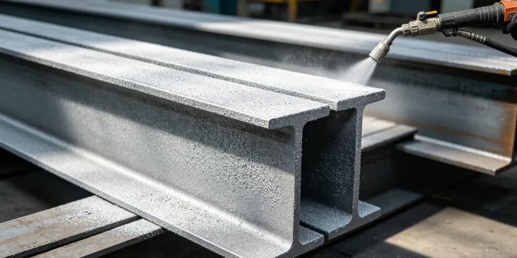 steel-structure-sandblasting-surface-preparation-prevent-paint-peeling