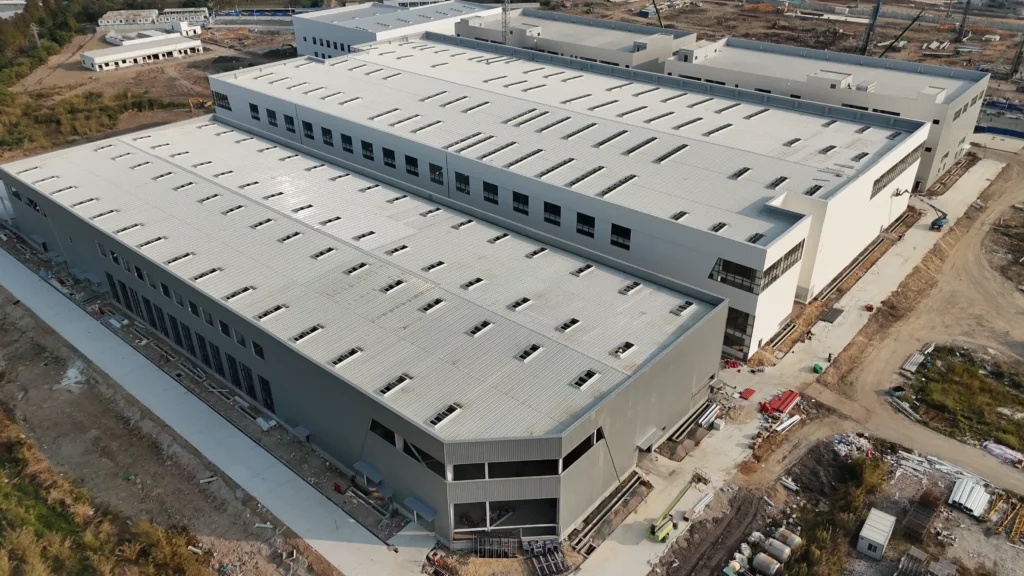 Toronto industrial steel structure workshop