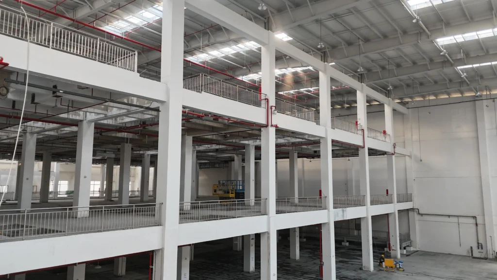 toronto-industrial-steel-structure-workshop-interior-multi-story