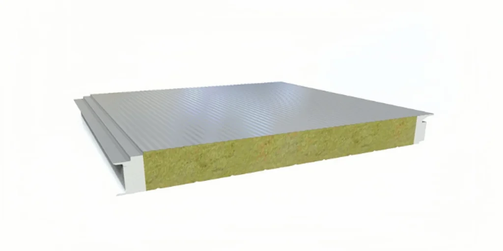wall-rockwool-sandwich-panel-with-pu-edge-sealing-corrugated-perspective