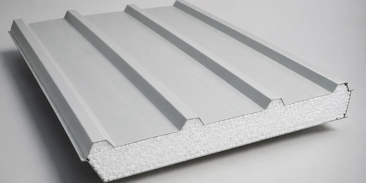 eps-roof-sandwich-panel-cross-section-end-view