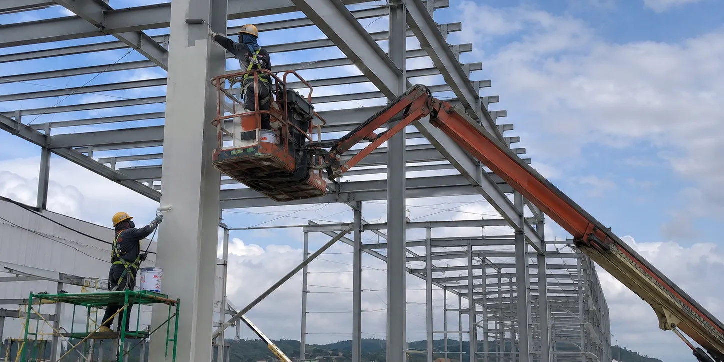 site-painting-steel-structure-after-installation