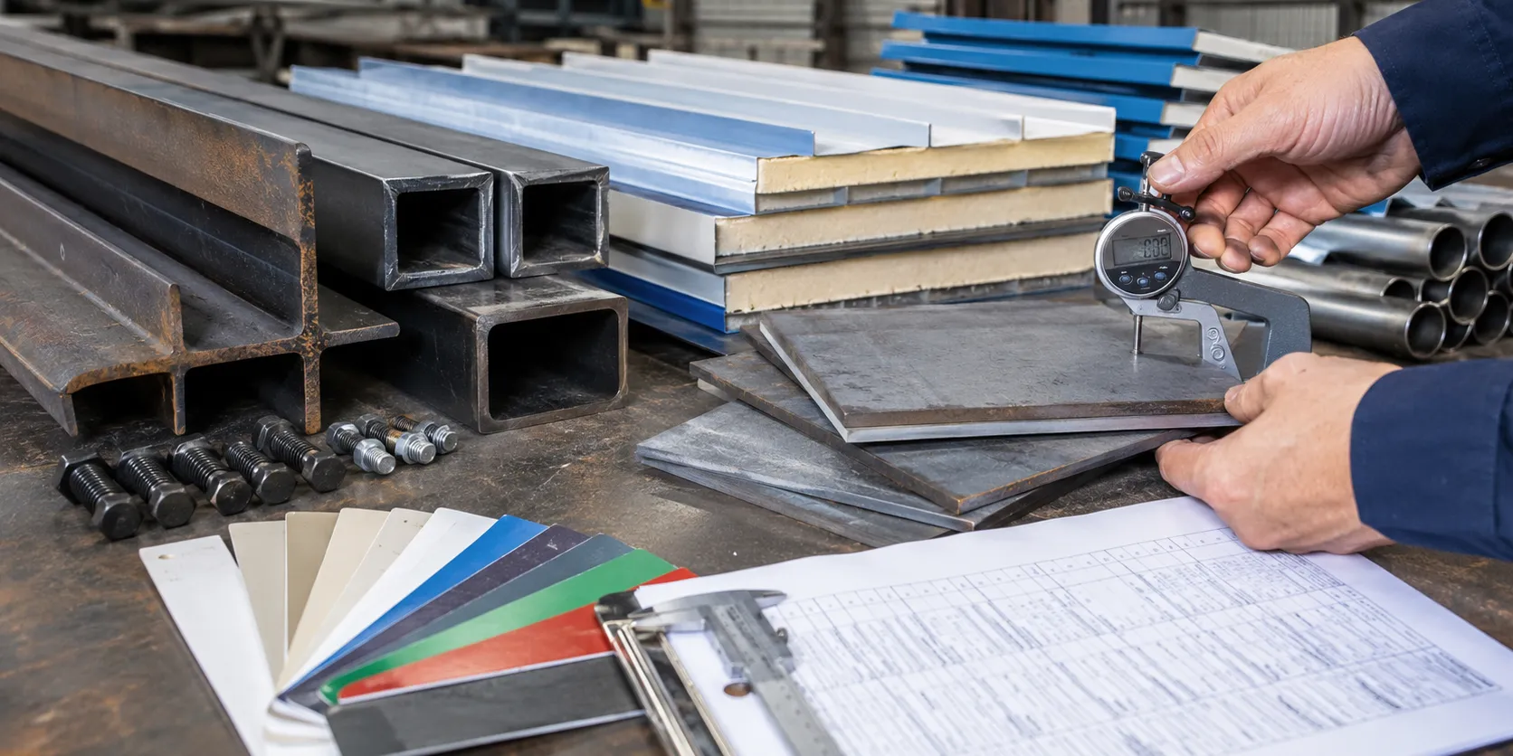 steel-structure-material-specification-check