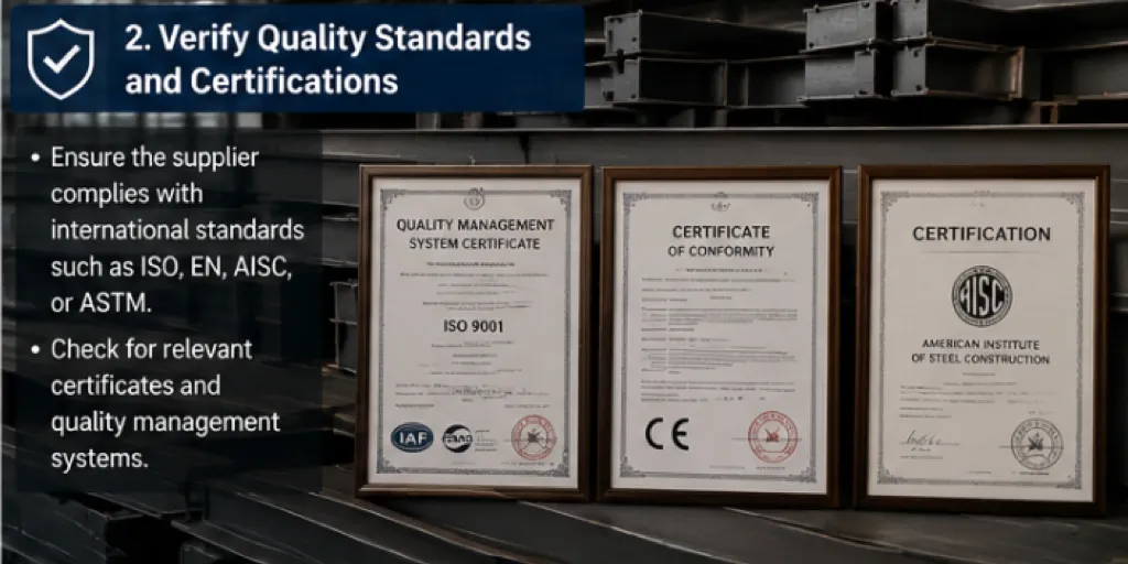 steel-structure-supplier-quality-standards-certifications