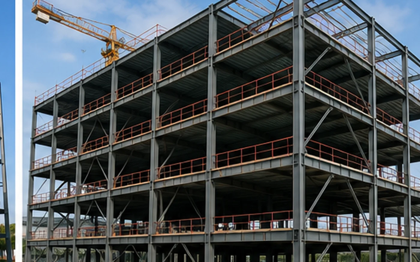 multi storey steel building structural frame