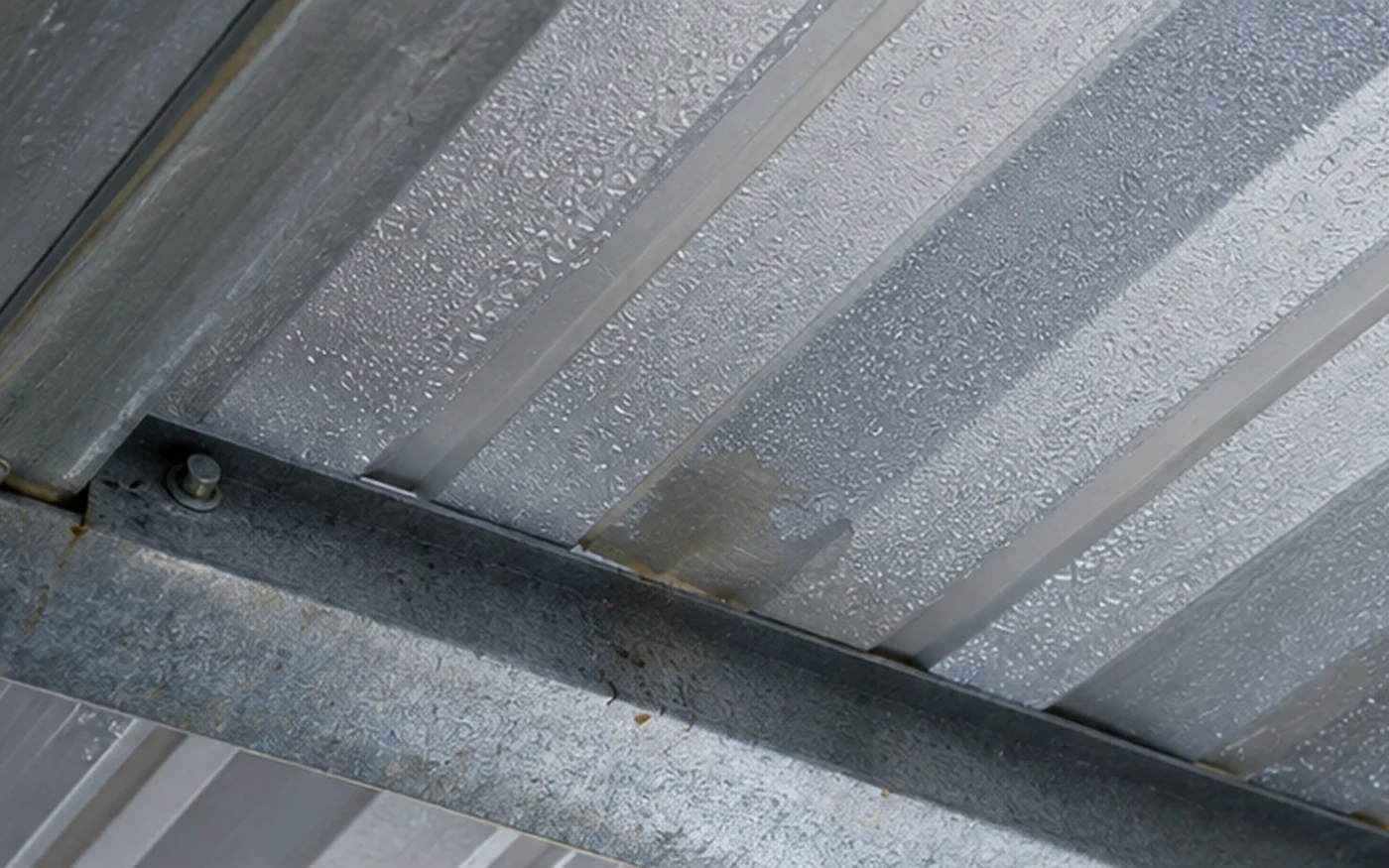 steel warehouse roof condensation risk context
