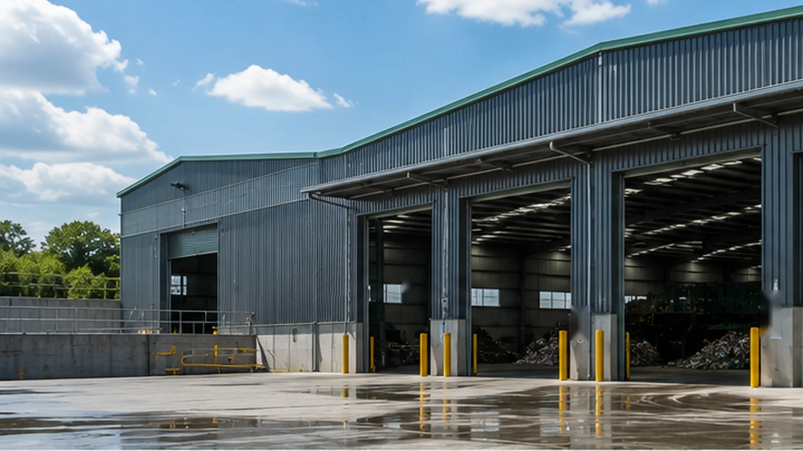 Waste Recycling Plant Steel Building