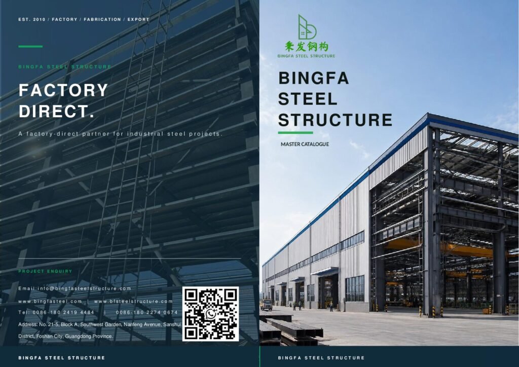 Cover preview of the Bingfa Steel Structure 2026 Master Catalogue